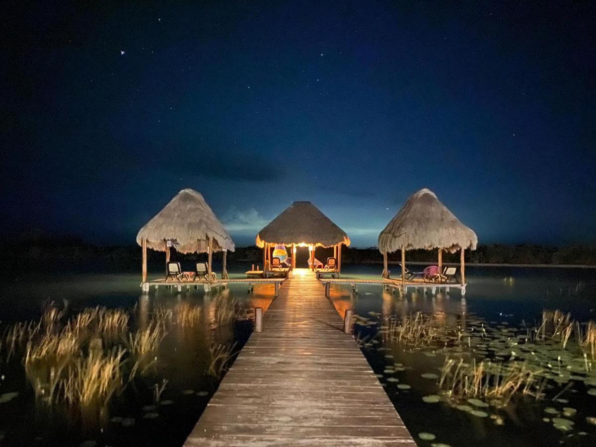 Casa Shiva Bacalar By Mij Bed & Breakfast Ngoại thất bức ảnh