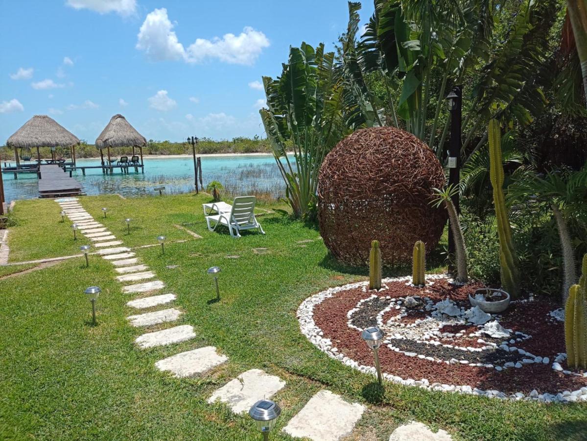 Casa Shiva Bacalar By Mij Bed & Breakfast Ngoại thất bức ảnh