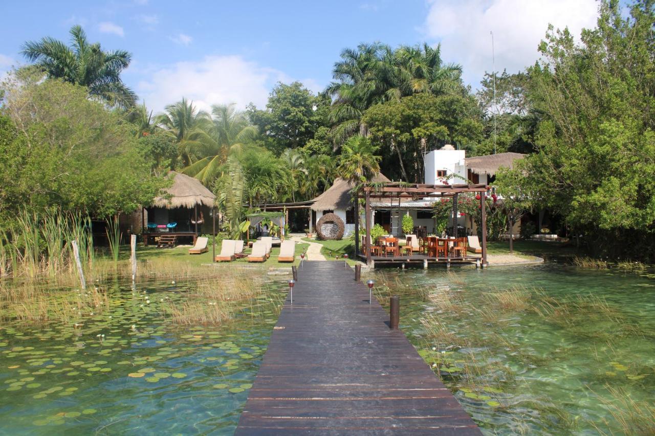 Casa Shiva Bacalar By Mij Bed & Breakfast Ngoại thất bức ảnh